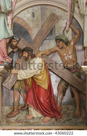 Jesus Takes Up His Cross