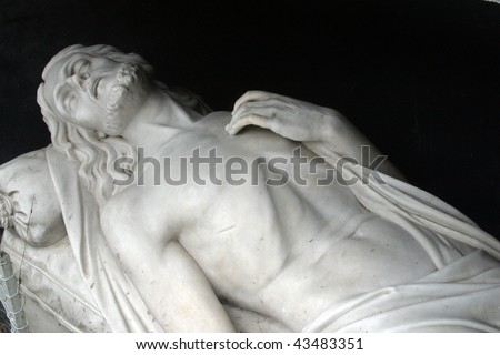 jesus tomb clipart. stock photo : Jesus is laid in
