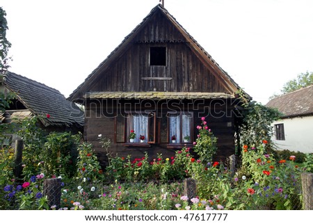 Wooden country house from old times