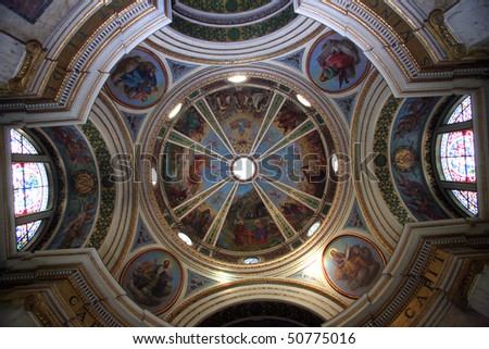 Dome of the The Church Stella Maris, mountain Karmel, Haifa