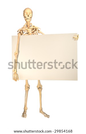 blank skeleton to label