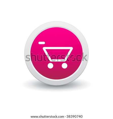 shopping cart icon. stock vector : Shopping cart