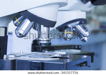 Microscopes in Laboratory