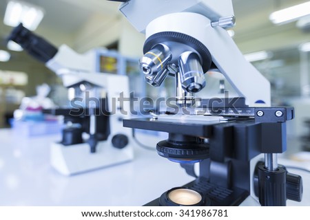 Microscopes in Laboratory
