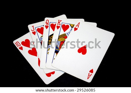 Royal Flush Hearts