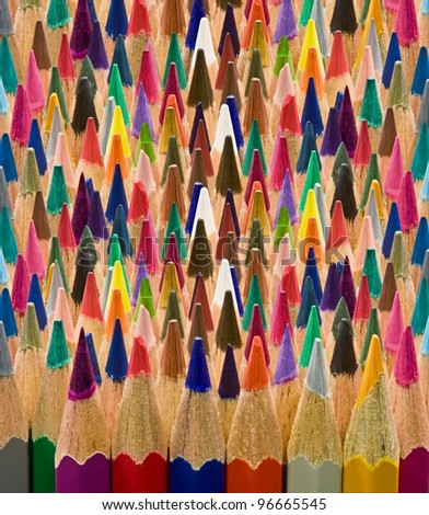 Color Pencils Background