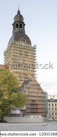 Renovation of the biggest medieval Cathedral in Baltic countries, Riga, Latvia