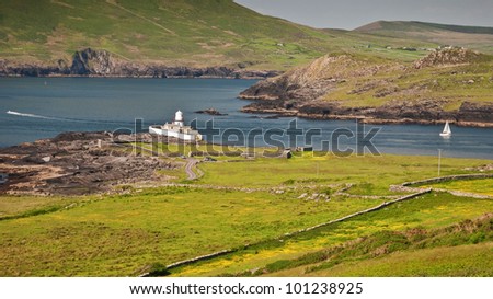 photo scenic rural countryside nature landscape in ireland