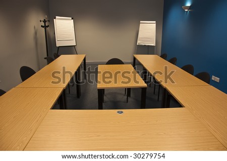 empty modern classroom or meeting room
