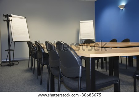 empty modern classroom or meeting room