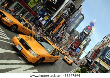 new york city times square daytime. stock photo : NEW YORK
