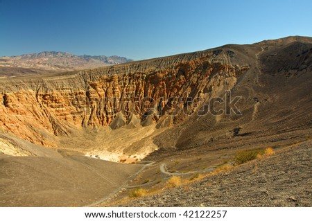 photo scenic breathtaking desert landscape valley