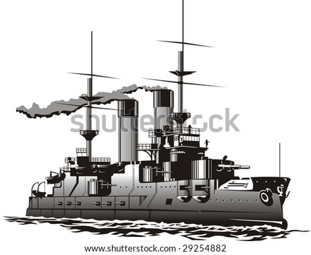 Battleship Vector