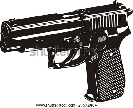 Je passe Stock-vector-vector-illustration-of-a-gun-29672404