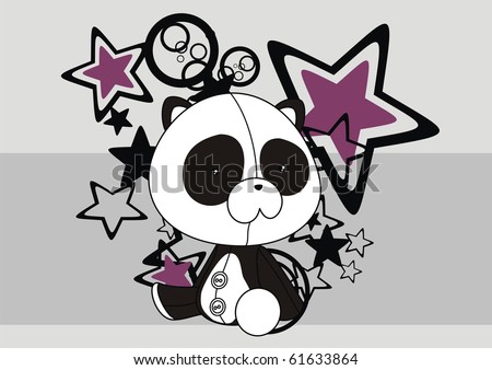 baby panda background