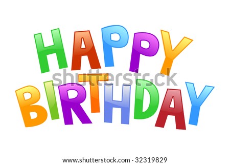 happy birthday graffiti. stock vector : happy birthday