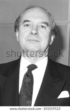 LONDON - DECEMBER 12: Tony Hennessy, Conservative party Parliamentary Candidate for Hammersmith, attends a photo call on December 12, 1990 in London.