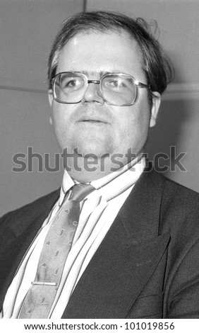 LONDON - DECEMBER 12: Andrew McHallam, Conservative party Parliamentary Candidate for Holborn and St.Pancras, attends a photo call on December 12, 1990 in London.