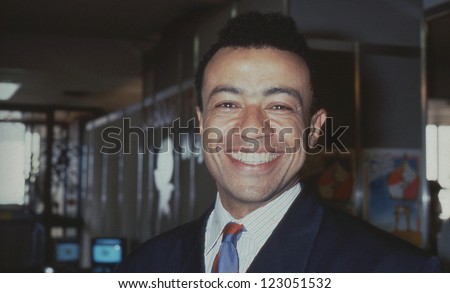 BRIGHTON, ENGLAND - OCTOBER 1: Paul Boateng, Labour party Member of Parliament for Brent South, attends the party conference on October 1, 1991 in Brighton, Sussex. He became Lord Boateng in 2010.