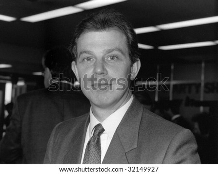 BRIGHTON-OCTOBER 1: Hon. Tony Blair, former British Prime Minister, attends the annual Labour Party conference on October 1, 1991 in Brighton.
