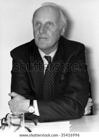 LONDON- JANUARY 9: Peter Baldwin, Chief Executive of the Radio Authority, at a press conference on January 9, 1991 in London.