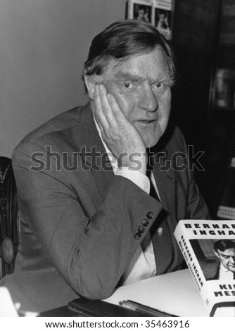 LONDON-MAY 22: Sir Bernard Ingham, former Press Secretary to British Prime Minister Margaret Thatcher, at a book signing event on May 22, 1991 in London.