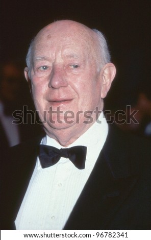 LONDON - CIRCA SEPTEMBER 1991: Sir Alec Guinness, veteran British actor, attends an awards ceremony circa September 1991 in London. He died in August 2000.