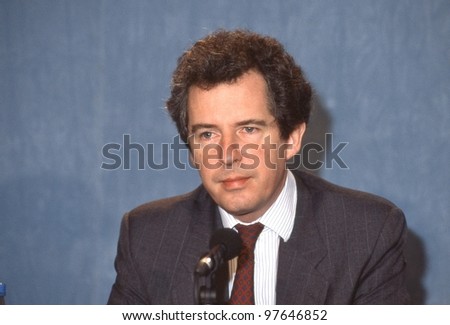 LONDON - FEBRUARY 28: Rt.Hon. William Waldegrave, Secretary of State for Health and Conservative party Member of Parliament for Bristol West, attends a press conference on February 28, 1992 in London, England.