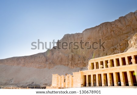 Palace of the queen of Hatshepsut, Egypt, Luxor
