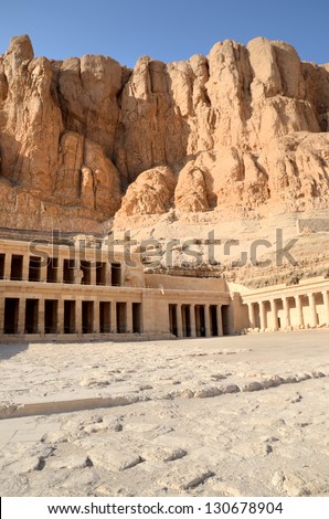 Palace of the queen of Hatshepsut, Egypt, Luxor