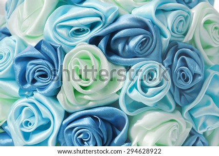 Gentle background with blue buds, one of a large set of floral backgrounds