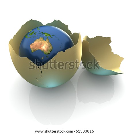 world globe australia. globe facing Australia in