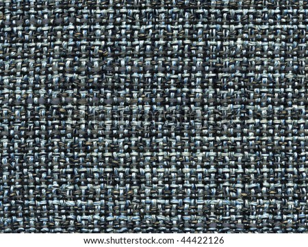 Hand woven black and blue shawl, detail, close up, large image, 23 MB
