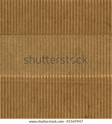 stock photo Brown corrugated cardboard texture close up high resolution