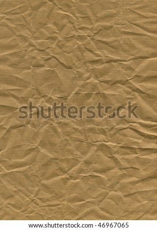 Sheet of creased paper