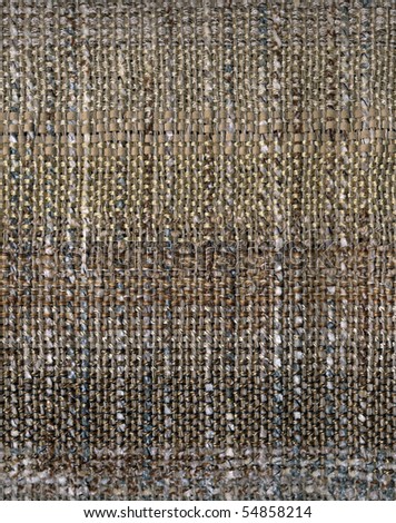 Detail of hand woven rich textured fabric