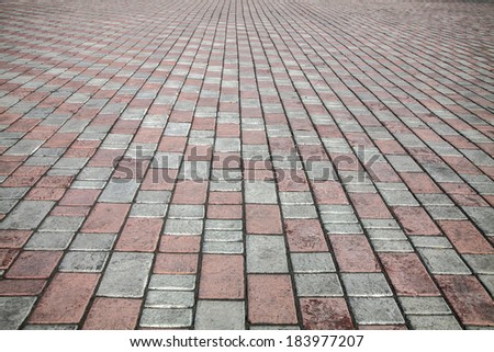 Vintage stone street road pavement texture