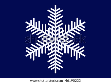 white snowflake background. stock vector : white snowflake