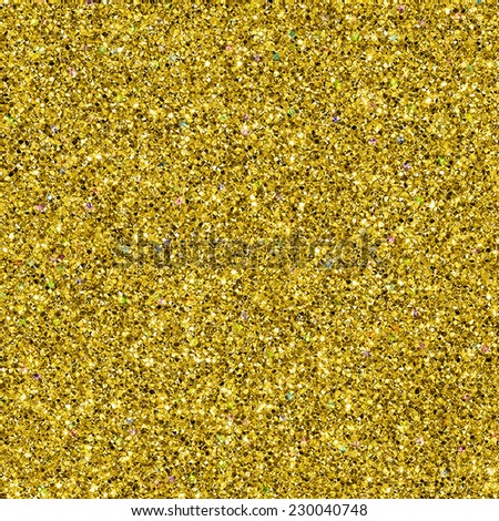 Golden glitter texture. Gold background