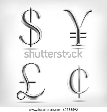 currency signs. of Currency Signs (High