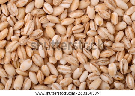 Background of pearl barley