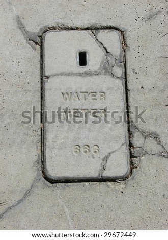 Concrete Water Meter Cover #666