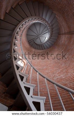 Spiral Staircase in the Portsmouth Lighthouse