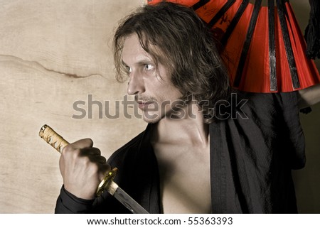 artistic render of a samurai warrior