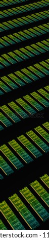 Production line for computer RAM memory cards