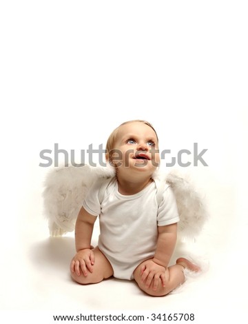 stock photo baby angel