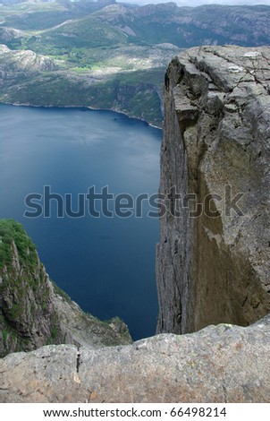 Cliff In Norway