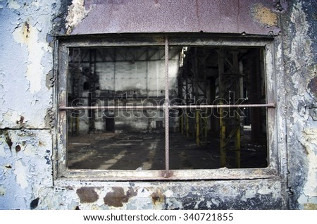 Broken Factory Window