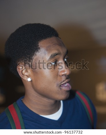 ORLANDO, FLORIDA - FEB. 24: New Jersey Nets star Marshon Brooks attends the VIP All-Star party hosted by Dwight Howard and Adidas.  FEB. 24, 2012 in Orlando Florida.