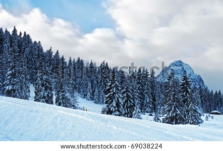 ski mountains near Garmisch-Partenkirchen